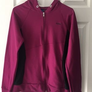 A Reebok thermal hoodie